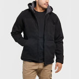 CAT HOODED SHERPA LINED JACKET - 1040041