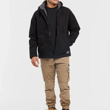 CAT HOODED SHERPA LINED JACKET - 1040041