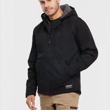 CAT HOODED SHERPA LINED JACKET - 1040041