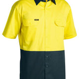 BISLEY Hi Vis COOL LIGHTWEIGHT DRILL SHIRT - BS1895