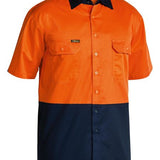 BISLEY Hi Vis COOL LIGHTWEIGHT DRILL SHIRT - BS1895