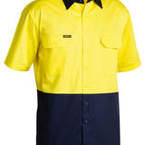 BISLEY Hi Vis COOL LIGHTWEIGHT DRILL SHIRT - BS1895