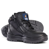 MONGREL LACE/ZIP ANKLE SAFETY BOOT - 261020