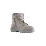 STEEL BLUE ARGYLE ZIP/LACE SAFETY BOOT WITH SCUFF CAP - 312652
