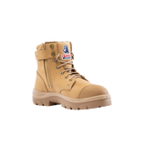 STEEL BLUE ARGYLE ZIP/LACE SAFETY BOOT WITH SCUFF CAP - 312652