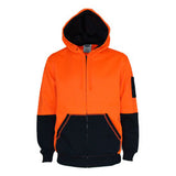 DNC HiVis Super Fleecy Zip Hoodie - 3722