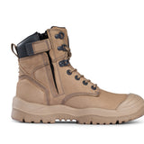 MONGREL HIGH LEG VIBRAM LACE/ZIP SAFETY BOOT + SCUFF - 561060