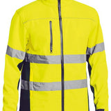 BISLEY TAPED Hi Vis SOFT SHELL JACKET - BJ6059T