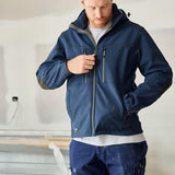 BISLEY FLX&MOVE HOODED SOFT SHELL JACKET - BJ6570