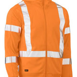 BISLEY X Taped Hi Vis ZIP FLEECE HOODIE - BK6819XT