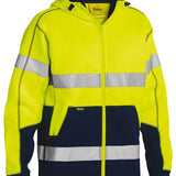 BISLEY TAPED Hi Vis FLEECE HOODIE - BK6819T