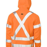 BISLEY X Taped Hi Vis ZIP FLEECE HOODIE - BK6819XT
