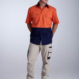BISLEY Hi Vis COOL LIGHTWEIGHT DRILL SHIRT - BS1895