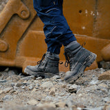 BLUNDSTONE ROTOFLEX PLATINUM LEATHER SAFETY BOOT - 9011