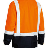 BISLEY TAPED Hi Vis RAIN SHELL JACKET - BJ6966T