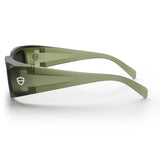 SAFESTYLE AURAS MATTE MOSS GREEN FRAME GREY POLARISED LENS