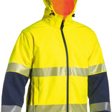 BISLEY TAPED Hi Vis RIPSTOP BONDED FLEECE JACKET - BJ6934T