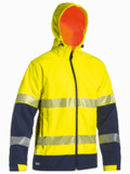BISLEY TAPED Hi Vis RIPSTOP BONDED FLEECE JACKET - BJ6934T