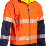 BISLEY TAPED Hi Vis RIPSTOP BONDED FLEECE JACKET - BJ6934T