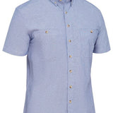 BISLEY MENS SHORT SLEEVE CHAMBRAY SHIRT - BS1407
