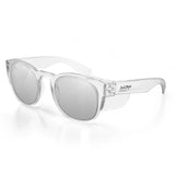 SAFESTYLE CRUISERS CLEAR FRAME HYBRID LENS SAFETY GLASSES