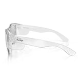 SAFESTYLE CRUISERS CLEAR FRAME HYBRID LENS SAFETY GLASSES