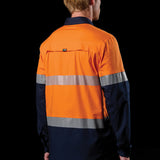 FXD HI-VIS VENTED STRETCH LONG SLEEVE WORK SHIRT LSH-4T