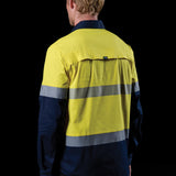 FXD HI-VIS VENTED STRETCH LONG SLEEVE WORK SHIRT LSH-4T
