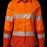 FXD LADIES HI-VIS TAPED 360-DEGREE STRETCH WORK SHIRT - LSH-2W