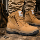 MONGREL LACE/ZIP ANKLE SAFETY BOOT - 261050