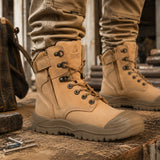 MONGREL HIGH LEG ZIPSIDER BOOT W/ SCUFF CAP - 561050