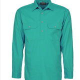 PILBARA MENS CLOSED FRONT L/S SHIRT - RM200CF