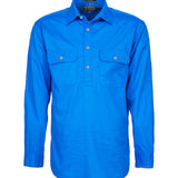 PILBARA MENS CLOSED FRONT L/S SHIRT - RM200CF