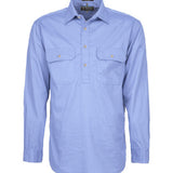 PILBARA MENS CLOSED FRONT L/S SHIRT - RM200CF