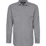 PILBARA MENS CLOSED FRONT L/S SHIRT - RM200CF