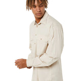 PILBARA MENS CLOSED FRONT L/S SHIRT - RM200CF