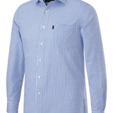RITEMATE PILBARA MENS Y/D CHECK SINGLE POCKET L/S SHIRT - RMPC114
