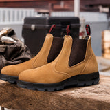 REDBACK BOBCAT ELASTIC SIDED BANANA SUEDE NON-SAFETY BOOT - UBBA