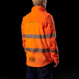 FXD HI-VIS TAPED SOFT SHELL WORK JACKET - WO-3T