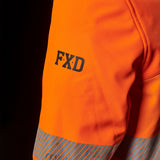 FXD HI-VIS TAPED SOFT SHELL WORK JACKET - WO-3T