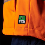 FXD HI-VIS TAPED SOFT SHELL WORK JACKET - WO-3T