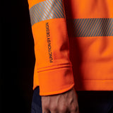 FXD HI-VIS TAPED SOFT SHELL WORK JACKET - WO-3T