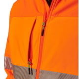 FXD HI-VIS TAPED SOFT SHELL WORK JACKET - WO-3T