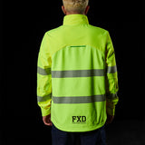FXD HI-VIS TAPED SOFT SHELL WORK JACKET - WO-3T