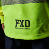 FXD HI-VIS TAPED SOFT SHELL WORK JACKET - WO-3T
