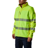 FXD HI-VIS TAPED SOFT SHELL WORK JACKET - WO-3T