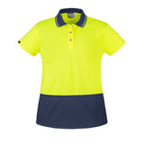 SYZMIK WOMENS HI VIS BASIC SHORT SLEEVE POLO - ZH731