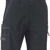 BISLEY FLX&MOVE STRETCH UTILITY ZIP CARGO SHORT - BSHC1330