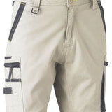 BISLEY FLX&MOVE STRETCH UTILITY ZIP CARGO SHORT - BSHC1330