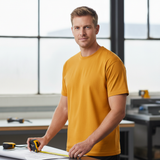 Gold T-shirt lifestyle image